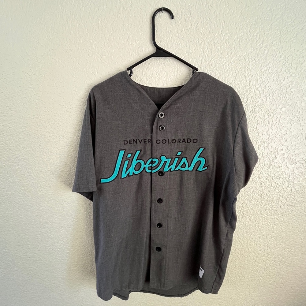 Jiberish baseball jersey